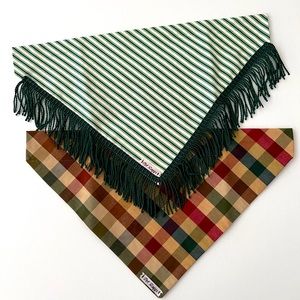 Custom Designed & Sewn Bandana Set of 2.
